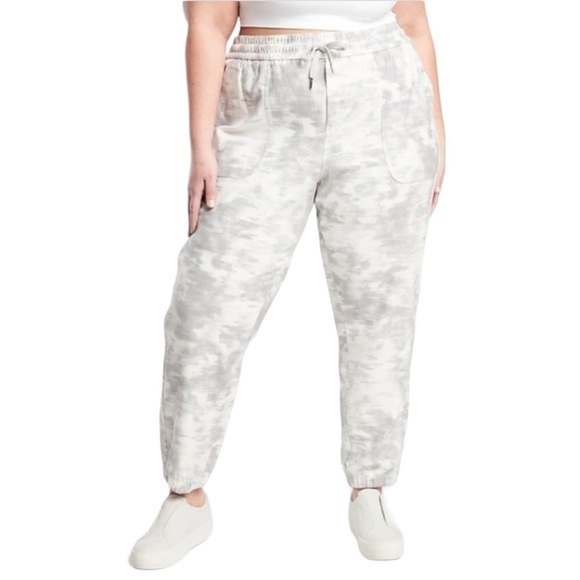 Athleta Farallon Gray & White Printed Jogger Size 24 - Picture 15 of 15